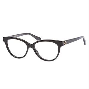 Gucci Logo Cat-Eye GG 0373O Eyeglasses 001 Black